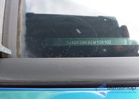 2002 Jeep Liberty Limited Edition from USA, damaged, VIN 1J4GK58K92W136102